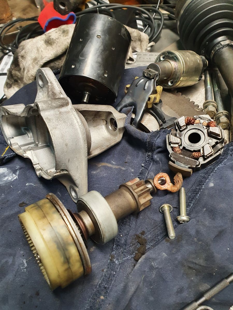 6mt starter motor rebuild